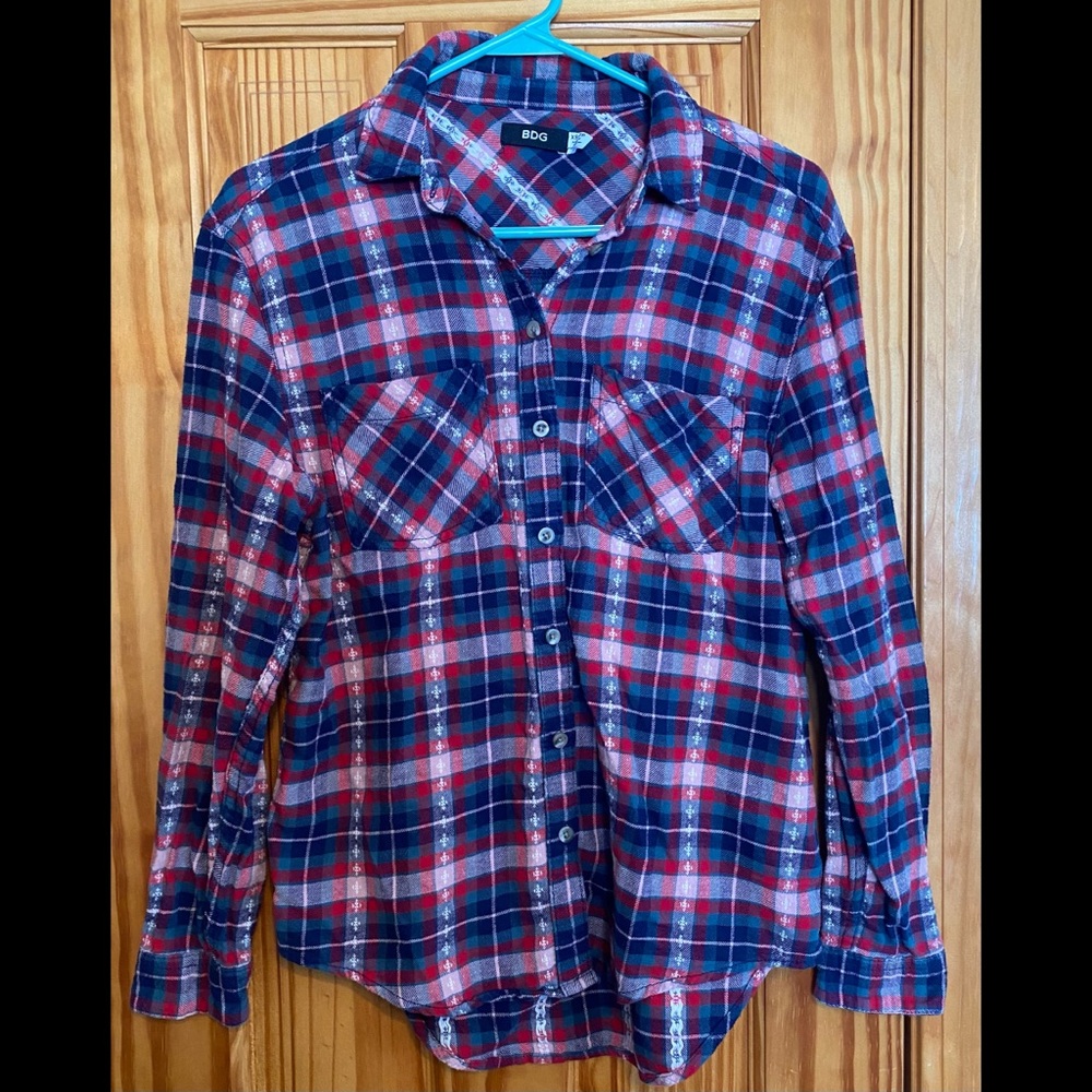 Urban Outfitters BDG Flannel Shirt, size xs